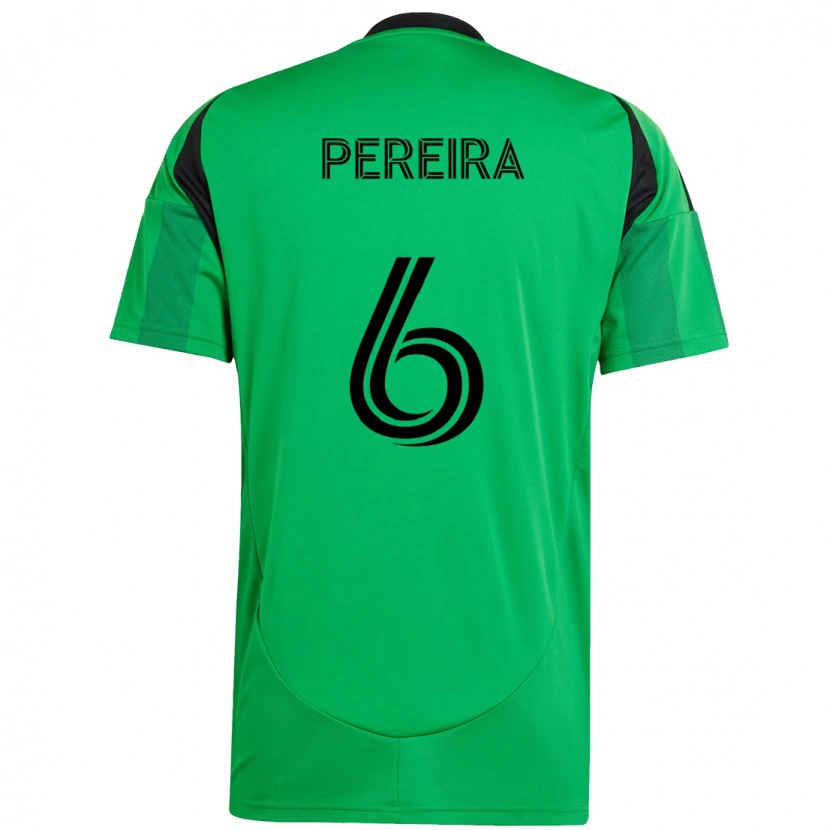 Danxen Herren Daniel Pereira #6 Grün Schwarz Heimtrikot Trikot 2025/26 T-Shirt Österreich