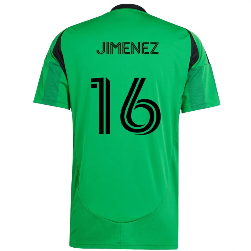 Danxen Herren Héctor Jiménez #16 Grün Schwarz Heimtrikot Trikot 2025/26 T-Shirt Österreich
