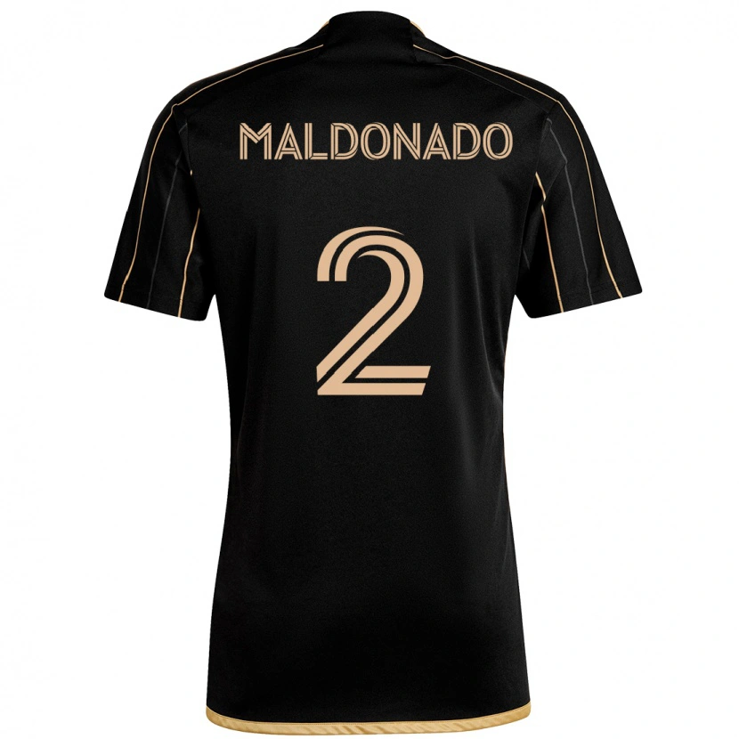Danxen Herren Denil Maldonado #2 Schwarz Braun Heimtrikot Trikot 2025/26 T-Shirt Österreich