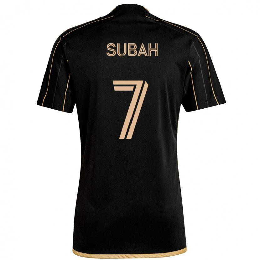Danxen Herren Yekeson Subah #7 Schwarz Braun Heimtrikot Trikot 2025/26 T-Shirt Österreich