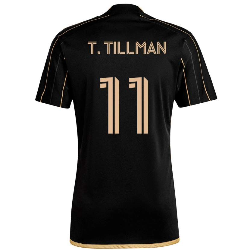 Danxen Herren Timothy Tillman #11 Schwarz Braun Heimtrikot Trikot 2025/26 T-Shirt Österreich