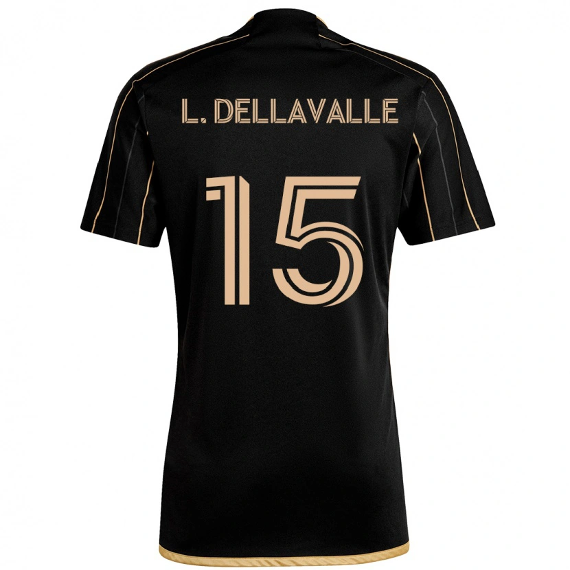 Danxen Herren Lorenzo Dellavalle #15 Schwarz Braun Heimtrikot Trikot 2025/26 T-Shirt Österreich