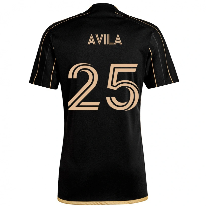Danxen Herren Armando Avila #25 Schwarz Braun Heimtrikot Trikot 2025/26 T-Shirt Österreich