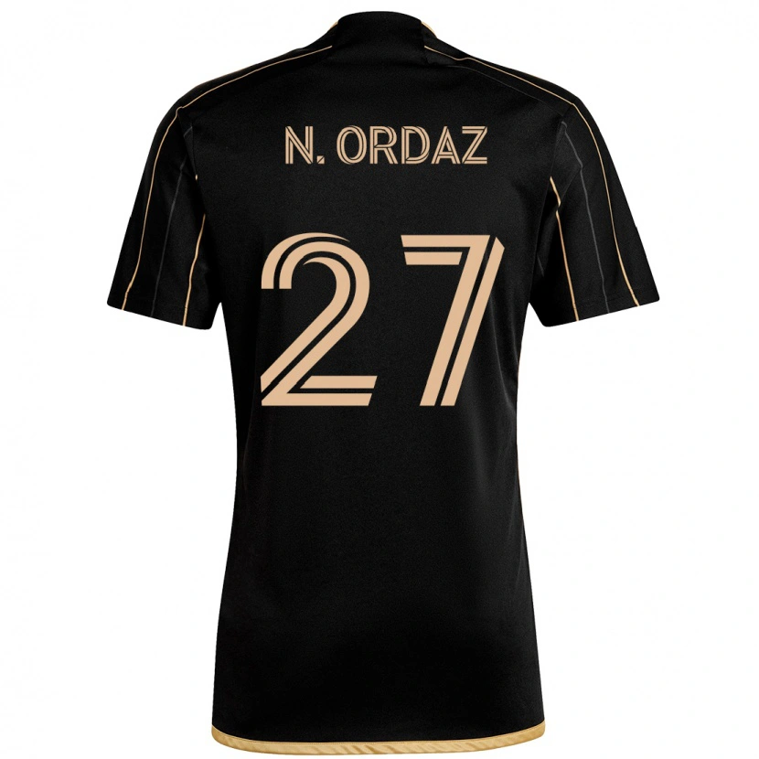 Danxen Herren Nathan Ordaz #27 Schwarz Braun Heimtrikot Trikot 2025/26 T-Shirt Österreich