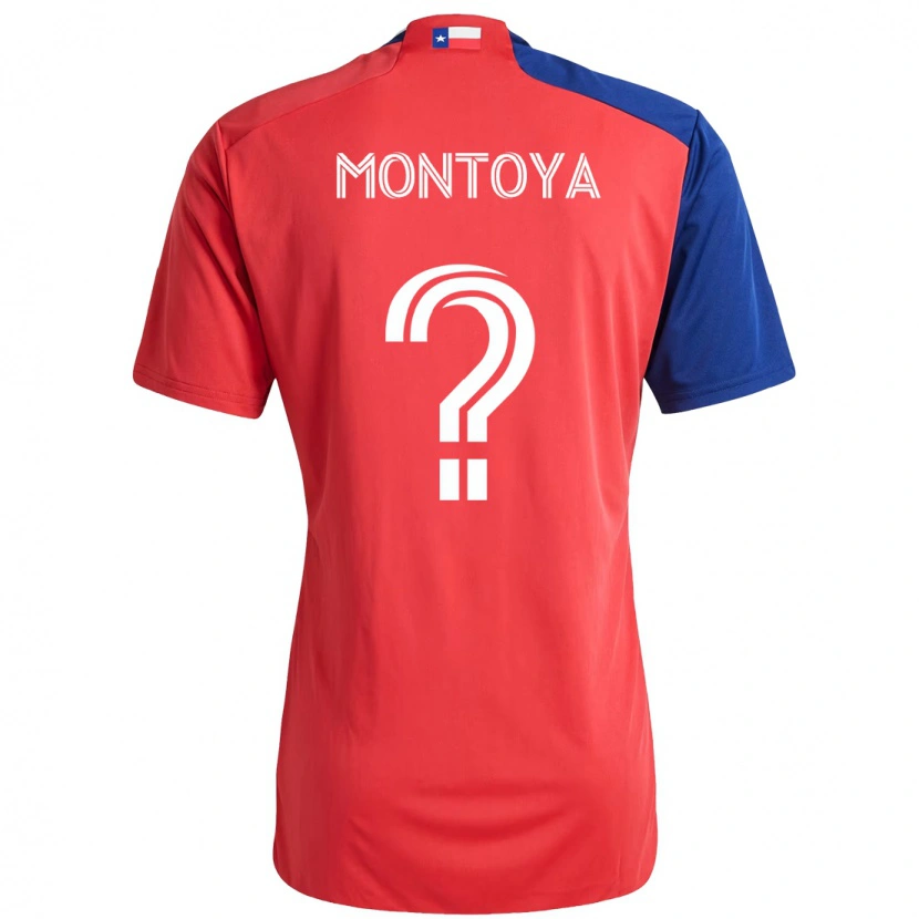 Danxen Herren Nicolás Montoya #0 Rot Marineblau Heimtrikot Trikot 2025/26 T-Shirt Österreich