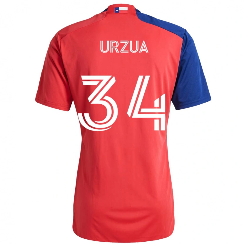 Danxen Herren Alejandro Urzua #34 Rot Marineblau Heimtrikot Trikot 2025/26 T-Shirt Österreich