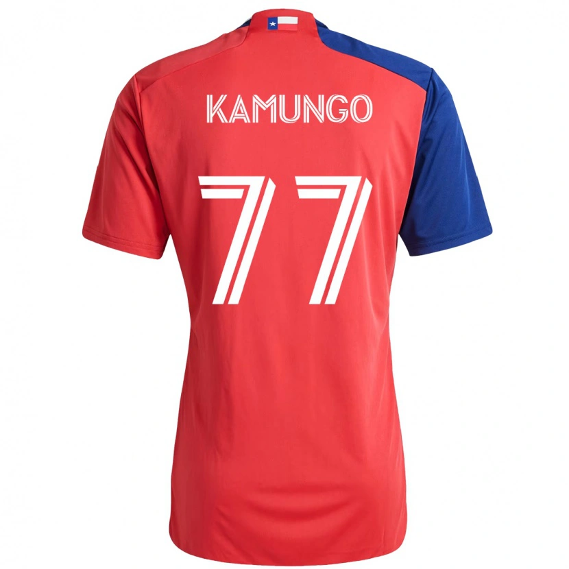 Danxen Herren Bernard Kamungo #77 Rot Marineblau Heimtrikot Trikot 2025/26 T-Shirt Österreich