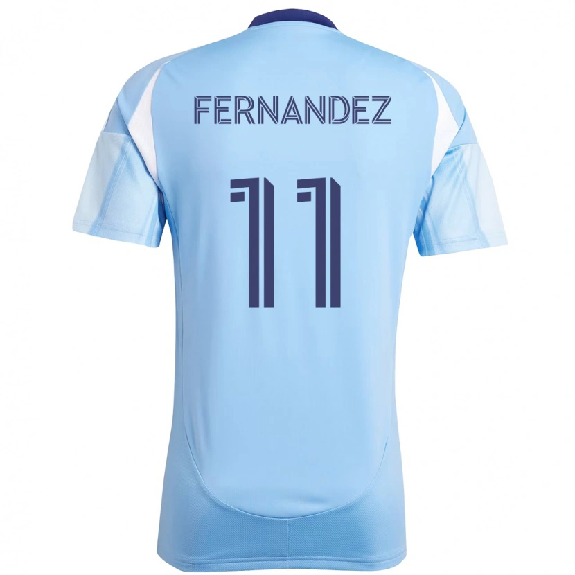 Danxen Herren Julián Fernández #11 Hellblau Heimtrikot Trikot 2025/26 T-Shirt Österreich