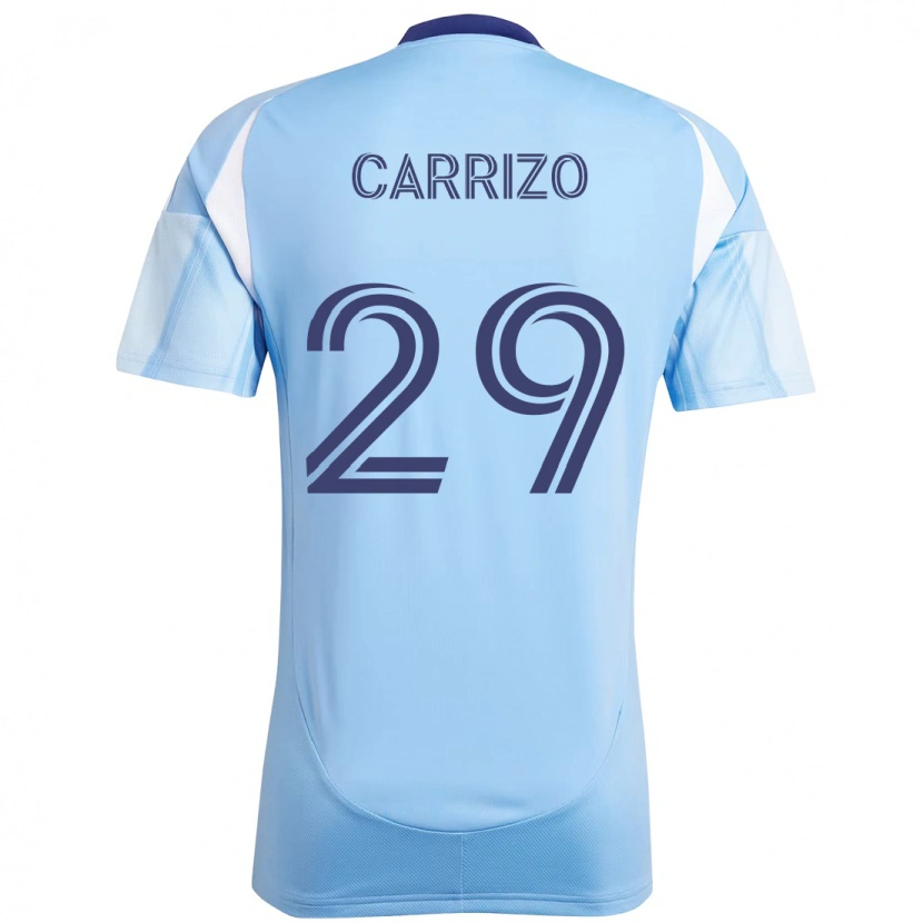 Danxen Herren Máximo Carrizo #29 Hellblau Heimtrikot Trikot 2025/26 T-Shirt Österreich