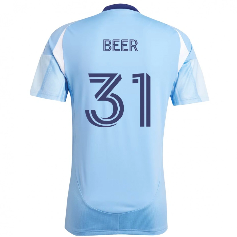 Danxen Herren Jack Beer #31 Hellblau Heimtrikot Trikot 2025/26 T-Shirt Österreich