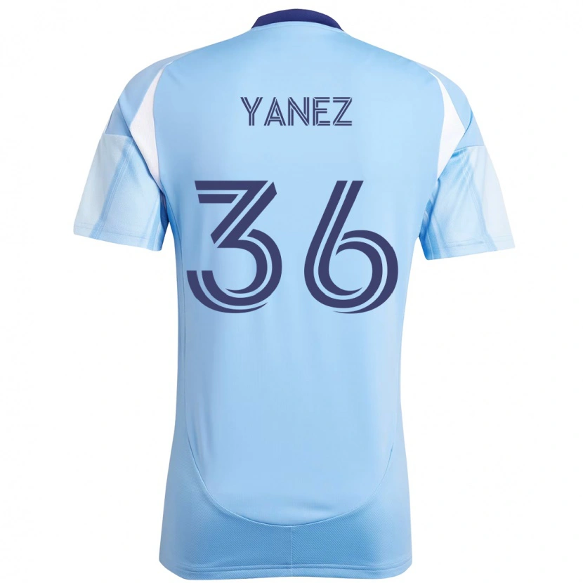 Danxen Herren Zidane Yañez #36 Hellblau Heimtrikot Trikot 2025/26 T-Shirt Österreich