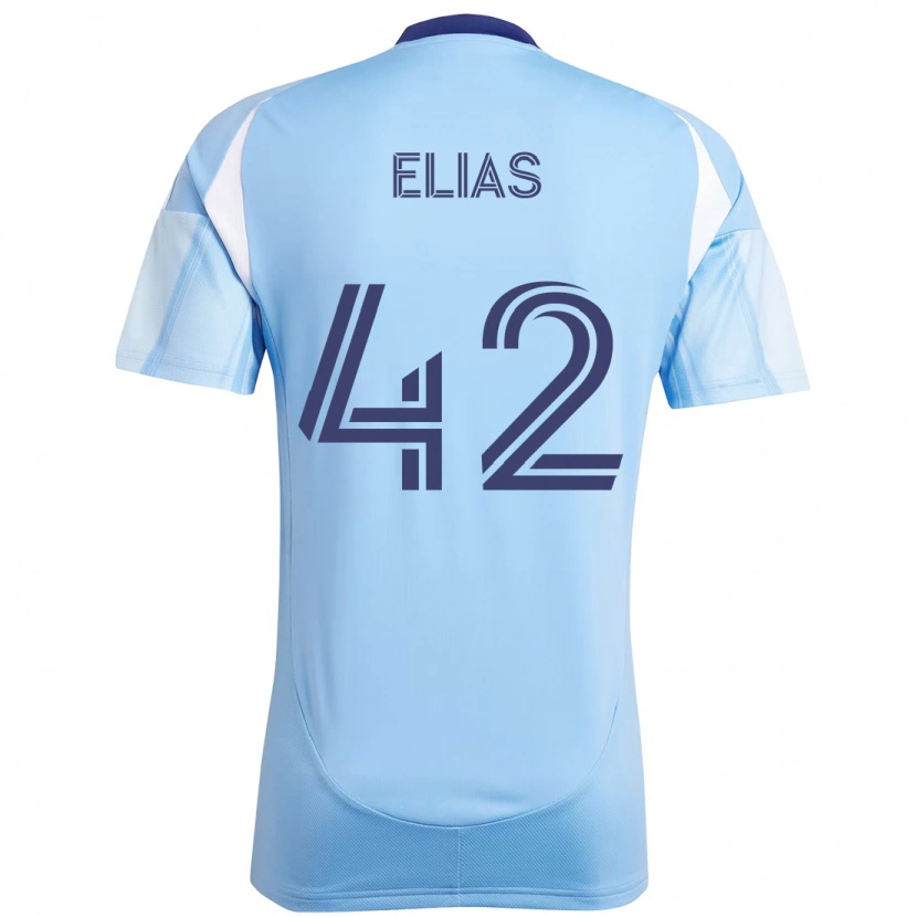 Danxen Herren Piero Elias #42 Hellblau Heimtrikot Trikot 2025/26 T-Shirt Österreich