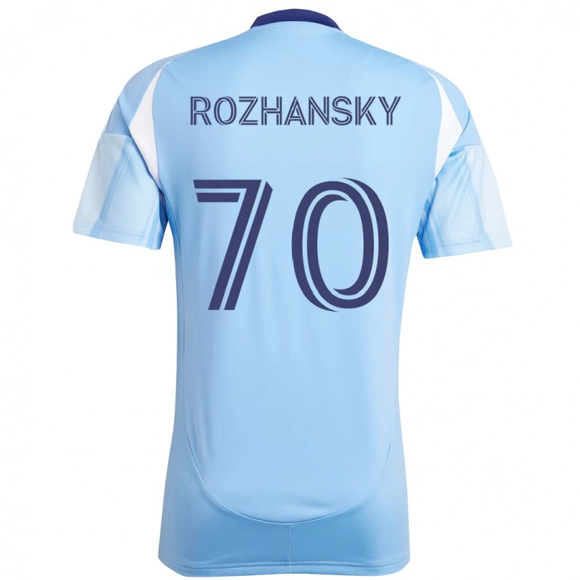 Danxen Herren Jake Rozhansky #70 Hellblau Heimtrikot Trikot 2025/26 T-Shirt Österreich