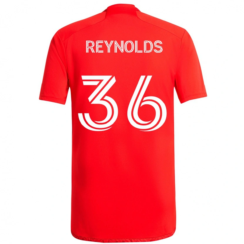 Danxen Herren Justin Reynolds #36 Rot Weiß Heimtrikot Trikot 2025/26 T-Shirt Österreich