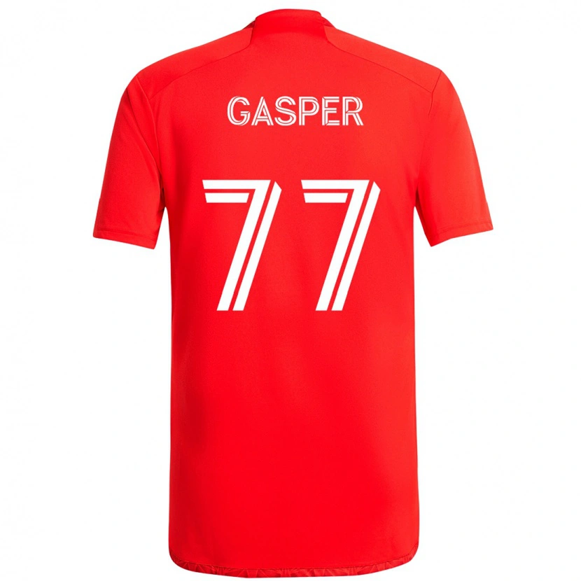 Danxen Herren Chase Gasper #77 Rot Weiß Heimtrikot Trikot 2025/26 T-Shirt Österreich