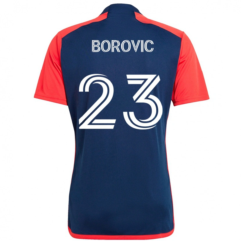 Danxen Herren Luka Borovic #23 Blau Rot Heimtrikot Trikot 2025/26 T-Shirt Österreich