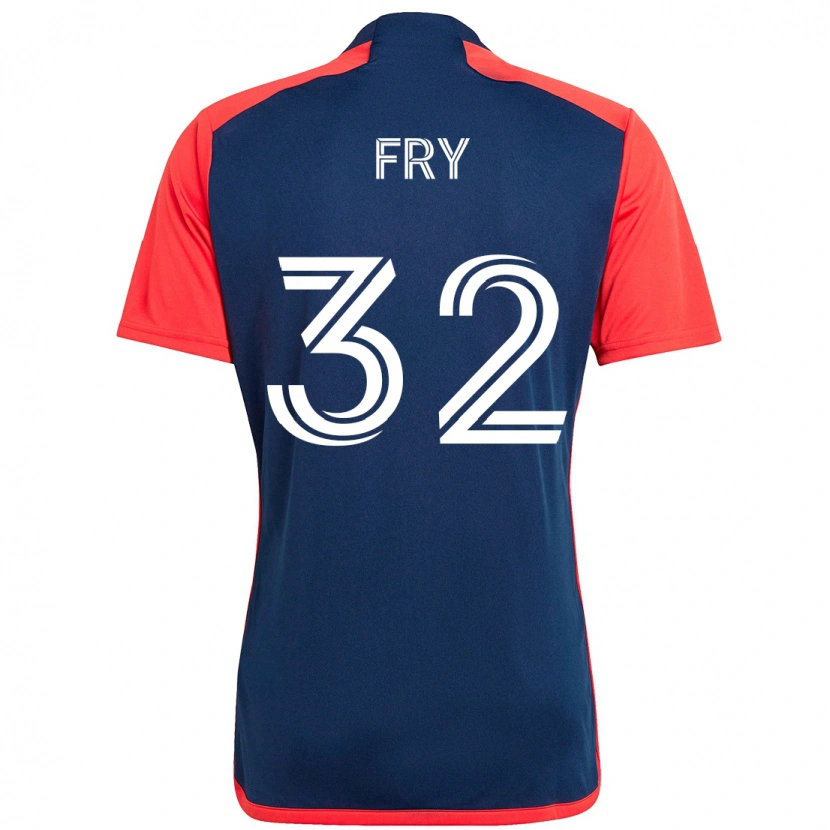 Danxen Herren Malcolm Fry #32 Blau Rot Heimtrikot Trikot 2025/26 T-Shirt Österreich