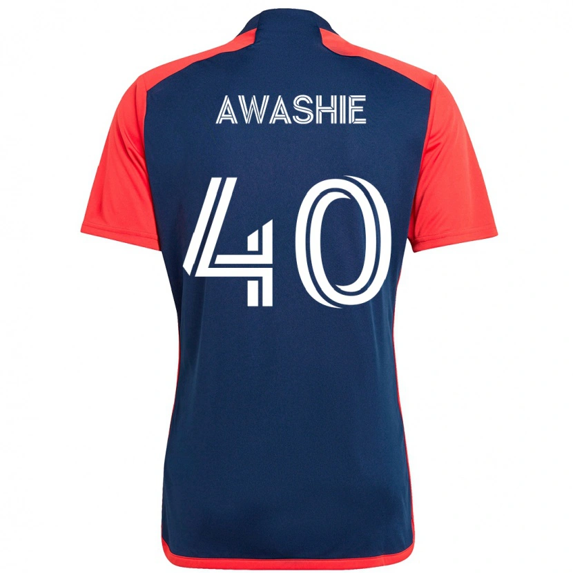 Danxen Herren Ben Awashie #40 Blau Rot Heimtrikot Trikot 2025/26 T-Shirt Österreich