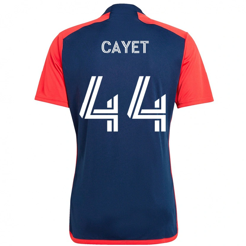 Danxen Herren Pierre Cayet #44 Blau Rot Heimtrikot Trikot 2025/26 T-Shirt Österreich
