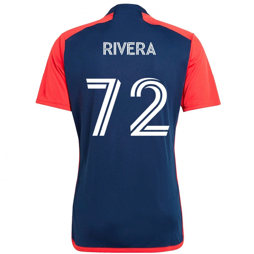 Danxen Herren Damián Rivera #72 Blau Rot Heimtrikot Trikot 2025/26 T-Shirt Österreich
