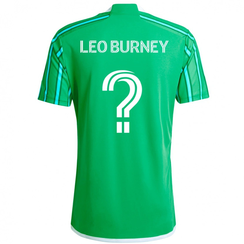 Danxen Herren Leo Burney #0 Grün Weiß Heimtrikot Trikot 2025/26 T-Shirt Österreich