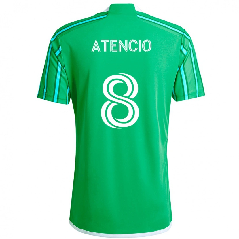 Danxen Herren Josh Atencio #8 Grün Weiß Heimtrikot Trikot 2025/26 T-Shirt Österreich
