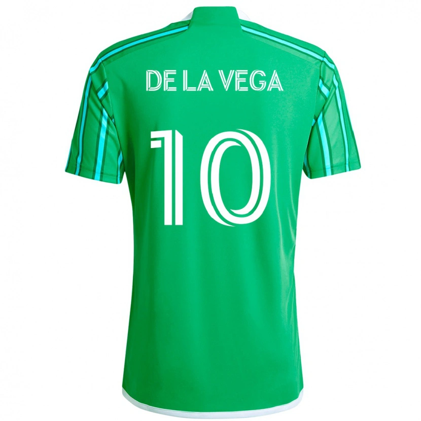 Danxen Herren Pedro De La Vega #10 Grün Weiß Heimtrikot Trikot 2025/26 T-Shirt Österreich