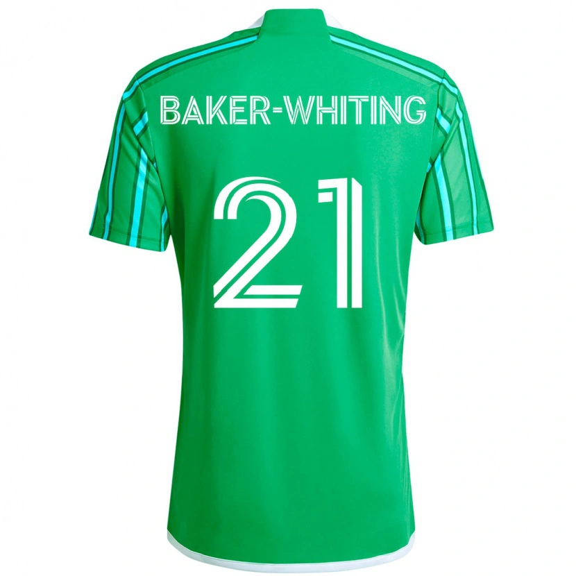 Danxen Herren Reed Baker-Whiting #21 Grün Weiß Heimtrikot Trikot 2025/26 T-Shirt Österreich