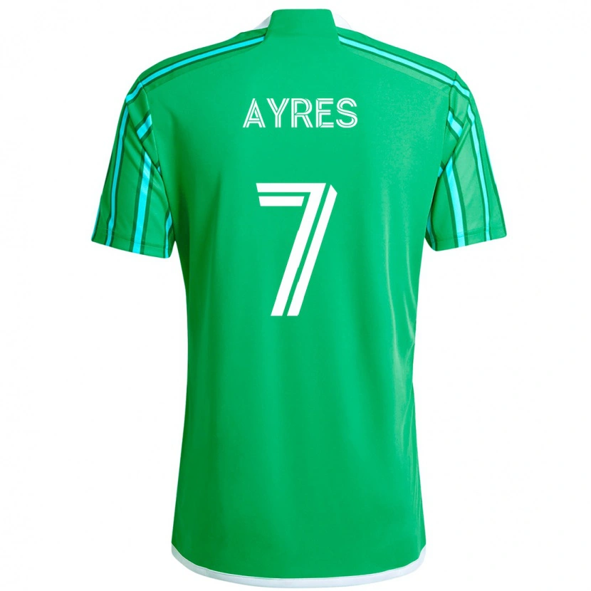 Danxen Herren Melina Ayres #7 Grün Weiß Heimtrikot Trikot 2025/26 T-Shirt Österreich