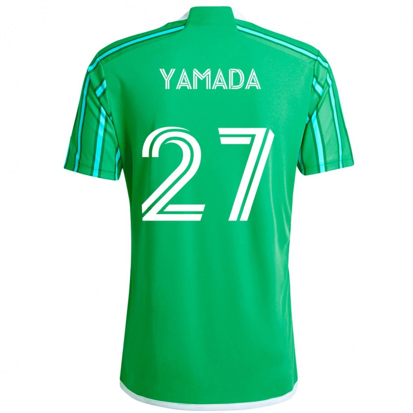 Danxen Herren Hikari Yamada #27 Grün Weiß Heimtrikot Trikot 2025/26 T-Shirt Österreich