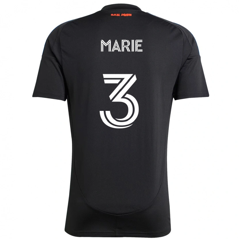 Danxen Herren Paul Marie #3 Schwarz Dunkelblau Heimtrikot Trikot 2025/26 T-Shirt Österreich