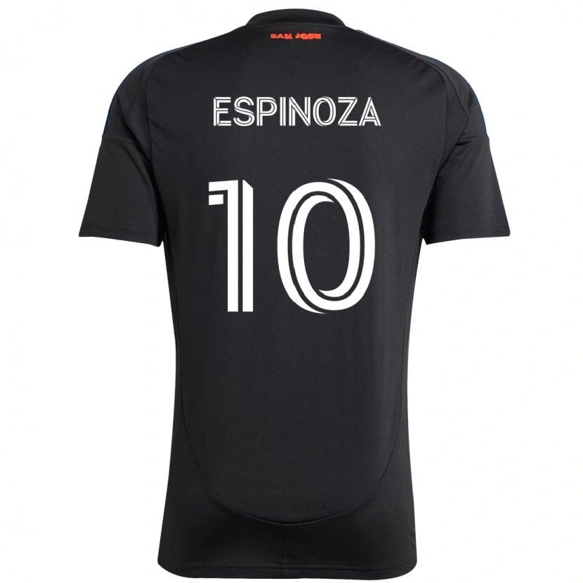 Danxen Herren Cristian Espinoza #10 Schwarz Dunkelblau Heimtrikot Trikot 2025/26 T-Shirt Österreich