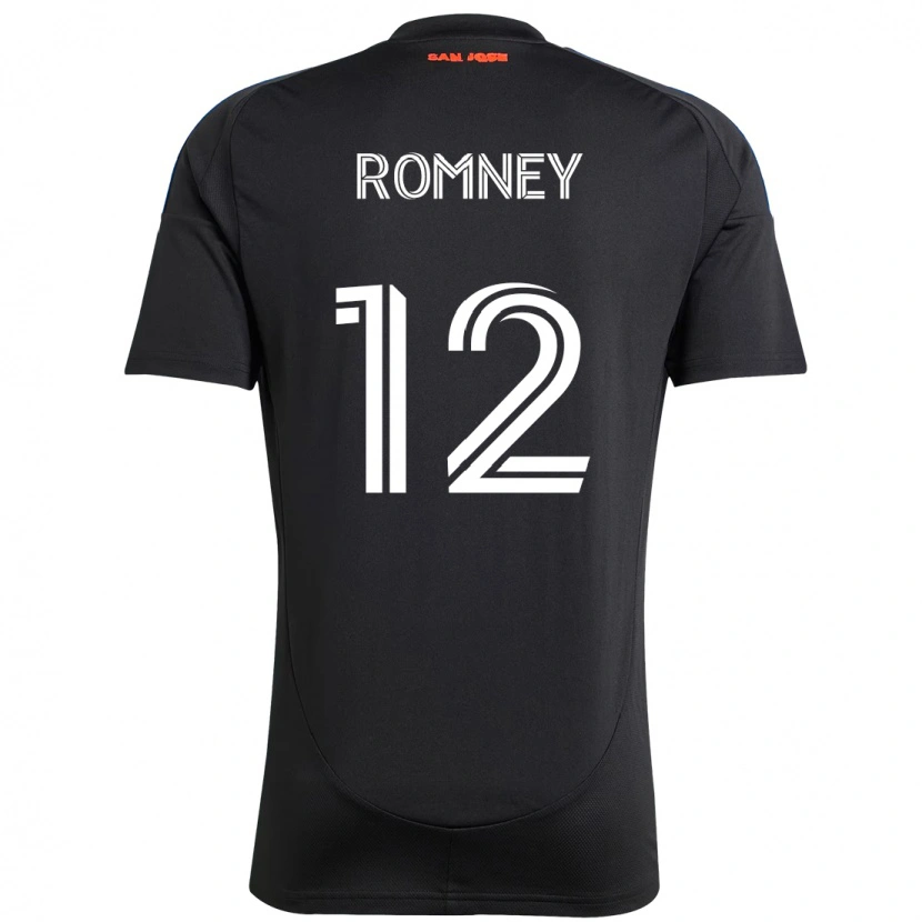 Danxen Herren Dave Romney #12 Schwarz Dunkelblau Heimtrikot Trikot 2025/26 T-Shirt Österreich