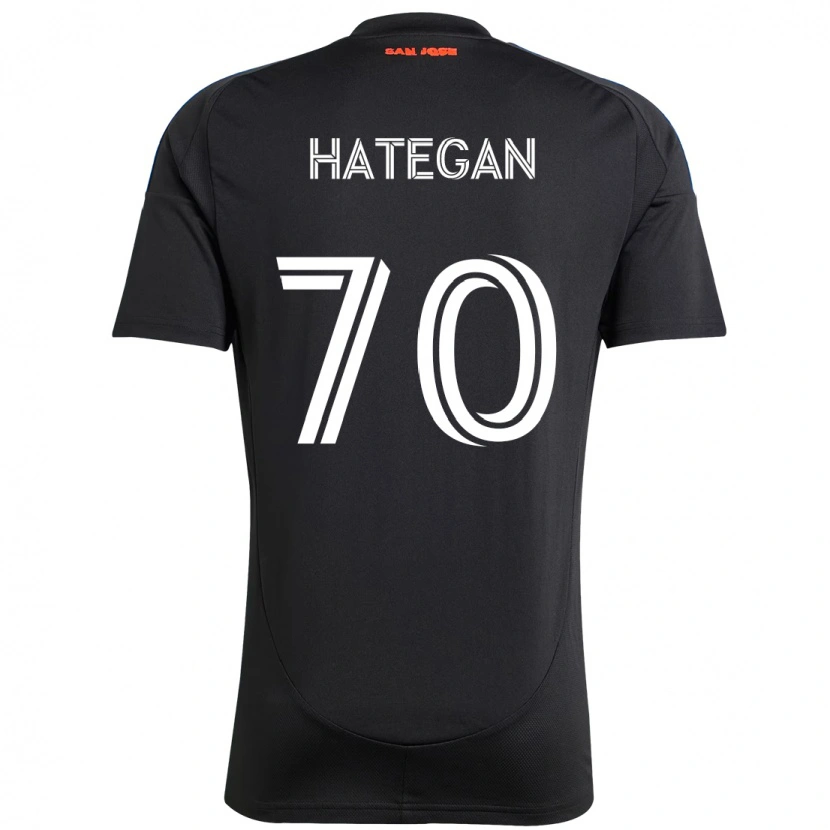Danxen Herren Roberto Hategan #70 Schwarz Dunkelblau Heimtrikot Trikot 2025/26 T-Shirt Österreich
