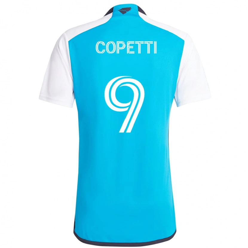 Danxen Herren Enzo Copetti #9 Himmelblau Weiß Heimtrikot Trikot 2025/26 T-Shirt Österreich