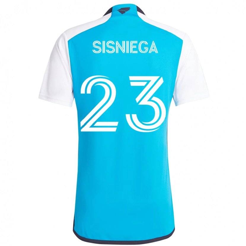 Danxen Herren Pablo Sisniega #23 Himmelblau Weiß Heimtrikot Trikot 2025/26 T-Shirt Österreich