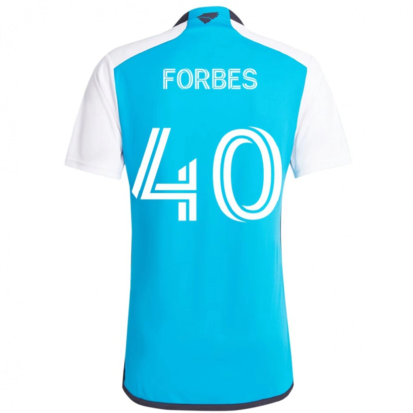 Danxen Herren Jahlane Forbes #40 Himmelblau Weiß Heimtrikot Trikot 2025/26 T-Shirt Österreich