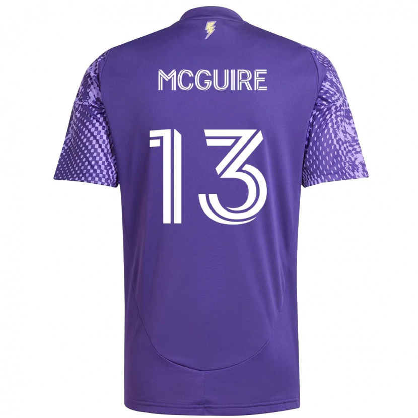 Danxen Herren Duncan Mcguire #13 Lila Weiß Heimtrikot Trikot 2025/26 T-Shirt Österreich