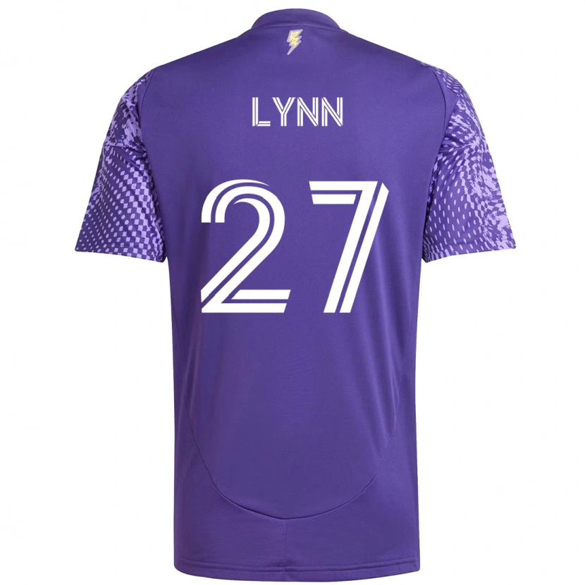 Danxen Herren Jack Lynn #27 Lila Weiß Heimtrikot Trikot 2025/26 T-Shirt Österreich