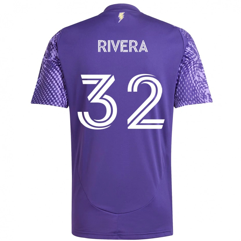 Danxen Herren Wilfredo Rivera #32 Lila Weiß Heimtrikot Trikot 2025/26 T-Shirt Österreich