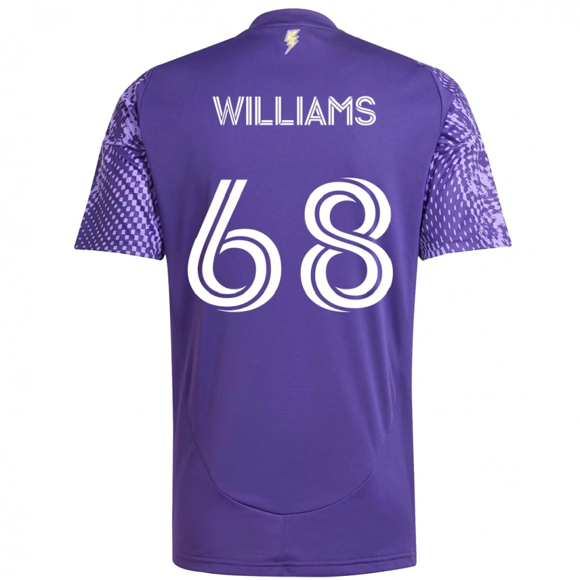 Danxen Herren Thomas Williams #68 Lila Weiß Heimtrikot Trikot 2025/26 T-Shirt Österreich