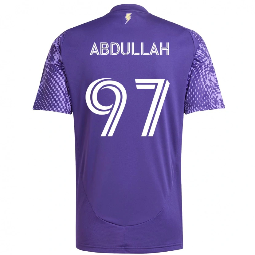 Danxen Herren Majed Abdullah #97 Lila Weiß Heimtrikot Trikot 2025/26 T-Shirt Österreich