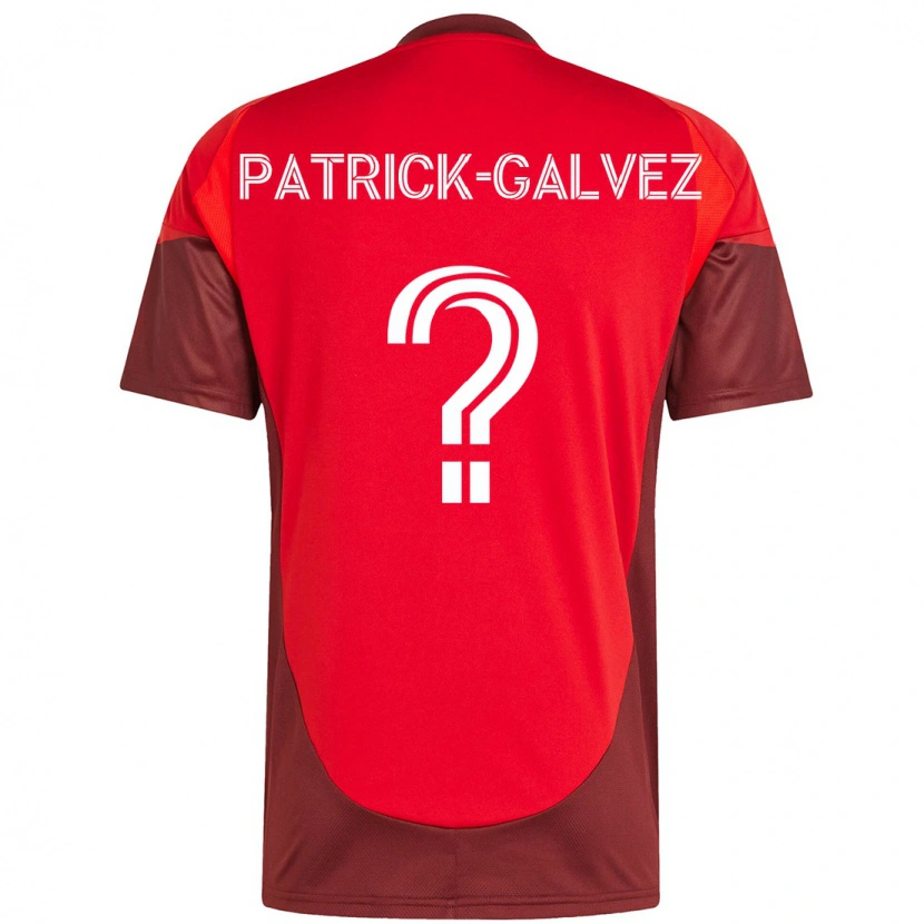 Danxen Herren Pablo Patrick-Galvez #0 Rot Weiß Heimtrikot Trikot 2025/26 T-Shirt Österreich