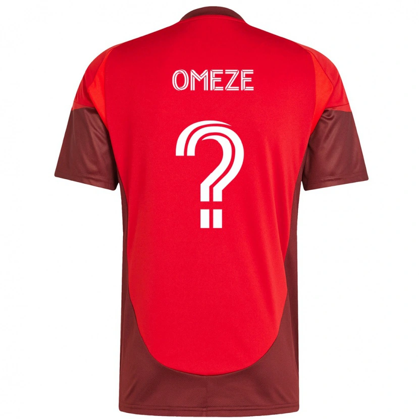 Danxen Herren Chimere Omeze #0 Rot Weiß Heimtrikot Trikot 2025/26 T-Shirt Österreich