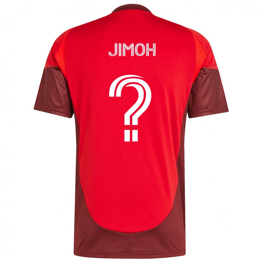 Danxen Herren Shola Jimoh #0 Rot Weiß Heimtrikot Trikot 2025/26 T-Shirt Österreich