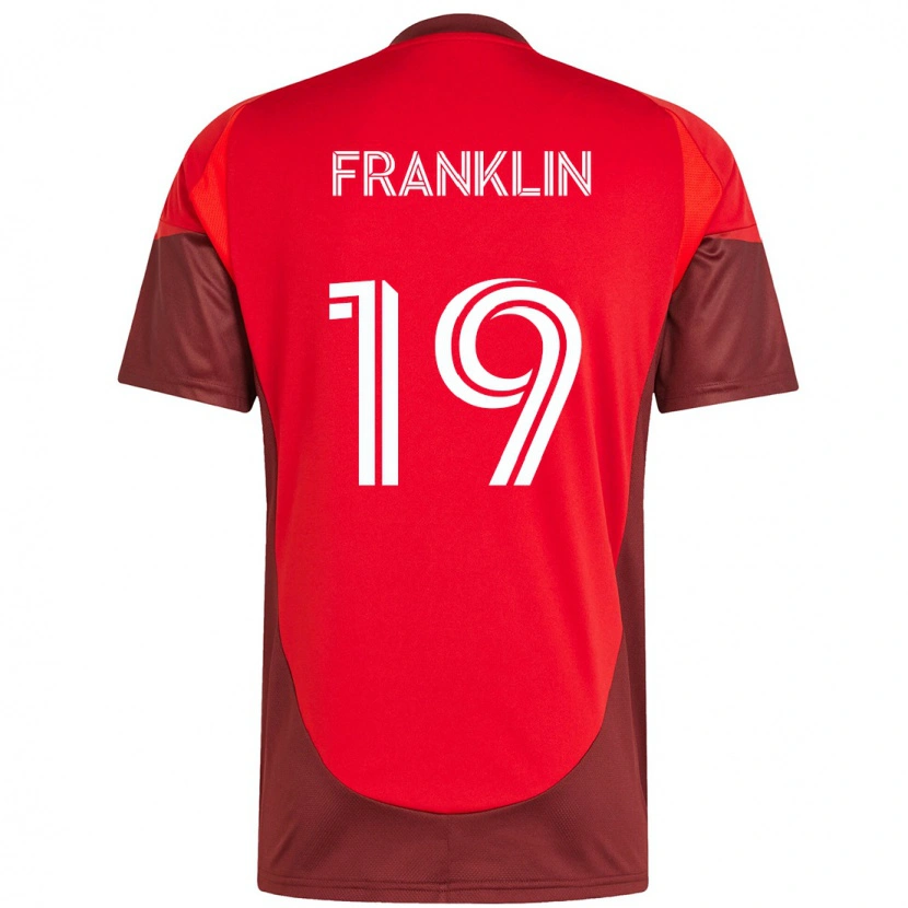 Danxen Herren Kobe Franklin #19 Rot Weiß Heimtrikot Trikot 2025/26 T-Shirt Österreich