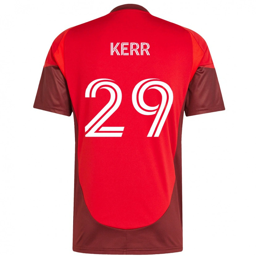 Danxen Herren Deandre Kerr #29 Rot Weiß Heimtrikot Trikot 2025/26 T-Shirt Österreich
