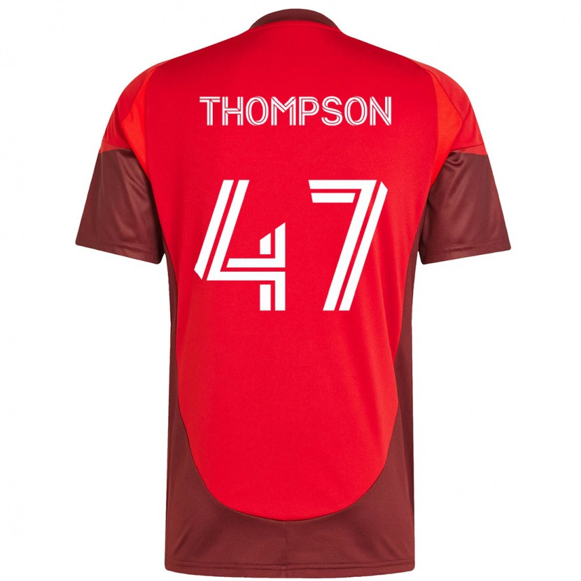 Danxen Herren Kosi Thompson #47 Rot Weiß Heimtrikot Trikot 2025/26 T-Shirt Österreich