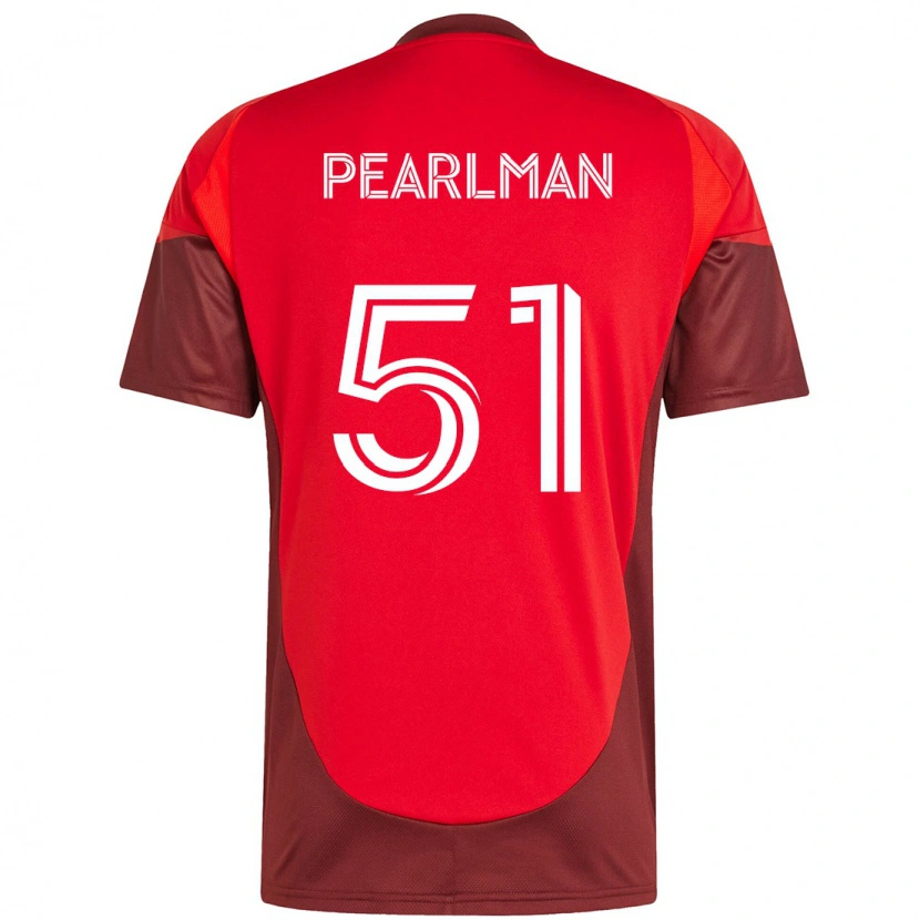 Danxen Herren Adam Pearlman #51 Rot Weiß Heimtrikot Trikot 2025/26 T-Shirt Österreich