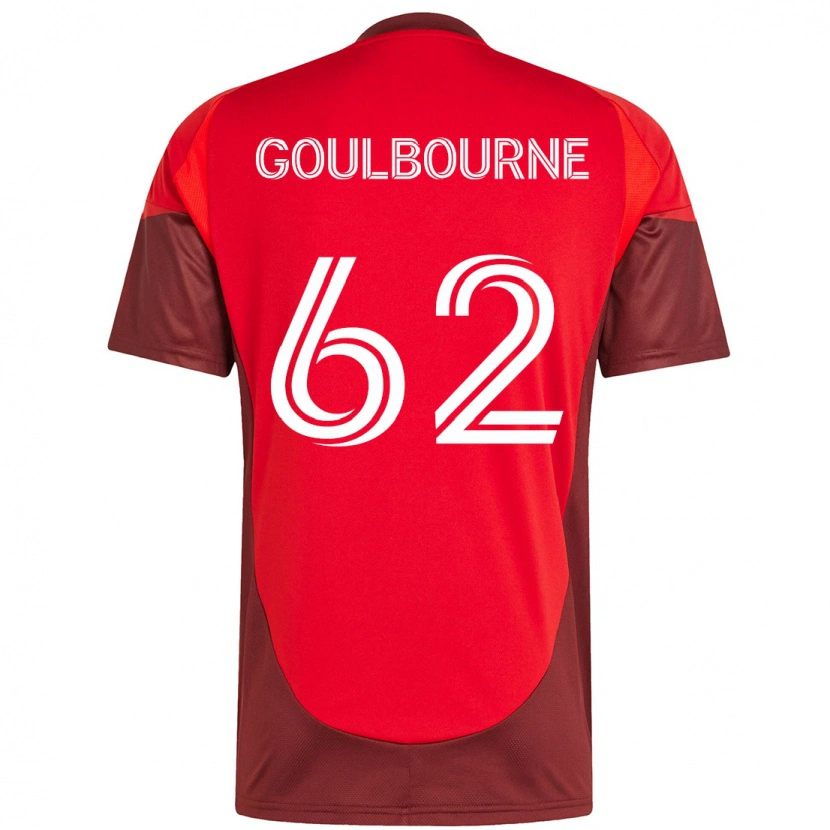 Danxen Herren Rohan Goulbourne #62 Rot Weiß Heimtrikot Trikot 2025/26 T-Shirt Österreich